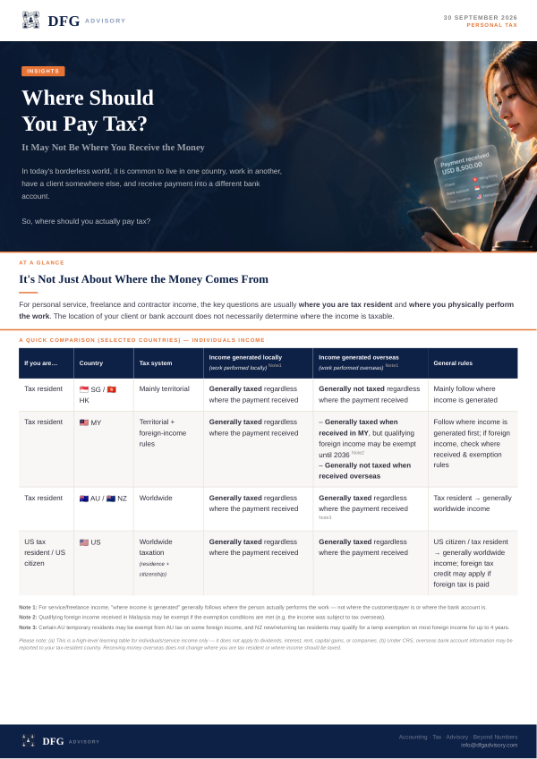 Where Should You Pay Tax?