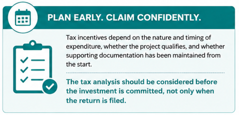 Plan early. Claim confidently.